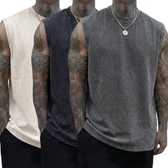 Pack of 3 vintage men’s sleeveless shirts