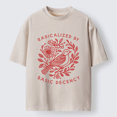 Tokyo-Tiger Pigeon That Was Moved Washed T-Shirt