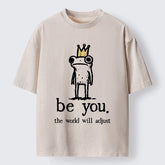 Tokyo-Tiger Crown Frog Stays True To Self Washed T-Shirt