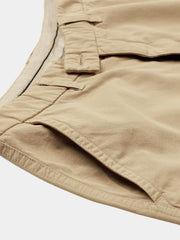 Men's Solid Color Casual Summer Breathable Cotton Shorts