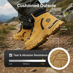 🔥Limited stock available 50% OFF🔥Men's Outdoor Swivel Buckle Work Shoes 🔄👞 – Waterproof 💦, Anti-slip 🚶♂️, Comfortable , Breathable 🌬️