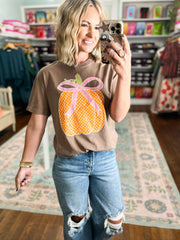 Polka Dot Pumpkin Tee