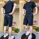 đĽđĽLimited Time Offer - Big Priceđ ReductionMen's Short Sleeve Top & Shorts 2-Piece Set