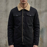 Cotton Spoleto Sherpa Lined Bomber Jacket