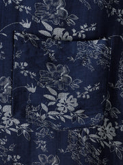 Men's Holiday Casual Summer Floral Vintage Short Sleeve Shirt