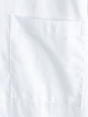 Men's Cotton & Linen Chest Pockets Solid Color Short Sleeve Shirt