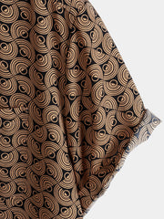 Men's Casual Holiday Short Sleeve Retro Shirt