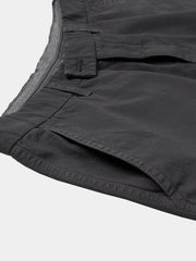 Men's Dark Grey Casual Summer Breathable Cotton Shorts