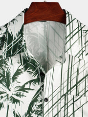 Men's Casual Summer Pocket Short Sleeve Shirt
