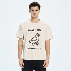 Tokyo-Tiger Funny Meme Bird Just Needs A Break Washed T-Shirt