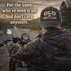 š¤2026 New Year Ā· 40% OFFš¤Vintage Distressed āOLD & DONāT CAREā Cap
