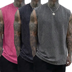 Pack of 3 vintage men’s sleeveless shirts