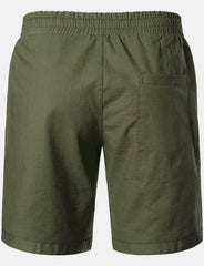 Men's Breathable Linen Cotton Casual Shorts