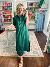 Everywhere Together Midi Dress - Hunter Green