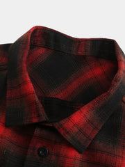 Men's Casual Summer Plaid Sleeveless Shirt