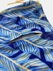 Men's Funny Print Quick Dry Zipper Pockets Surfing Swim Trunks