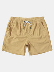 Men's Casual Drawstring Corduroy Summer Shorts