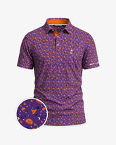 Pumpkin Spice Purple Polo