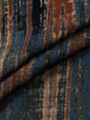 Men's Striped Vintage Button Up Short Sleeve Shirt