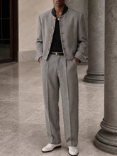 Vintage Gentleman Houndstooth Suit Set