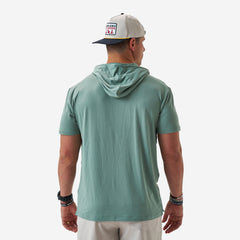Short Sleeve Performance Hoodie - Sage