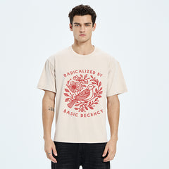 Tokyo-Tiger Pigeon That Was Moved Washed T-Shirt