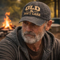š¤2026 New Year Ā· 40% OFFš¤Vintage Distressed āOLD & DONāT CAREā Cap