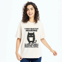 Tokyo-Tiger Selective Hearing Washed T-Shirt