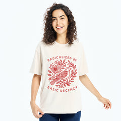 Tokyo-Tiger Pigeon That Was Moved Washed T-Shirt