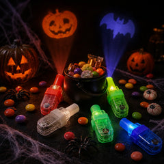 Halloween LED Projector Finger Lights – Glow Party Favor Toys