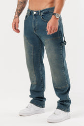 CARPENTER JEANS - WASHED STONE BLUE