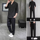 âłTime-limited Specialâ°Menâs Breathable Causal 2-Piece Set