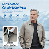 â°2025 High-End BespokeđĽđĽMen's Classic Faux Leather Jacket