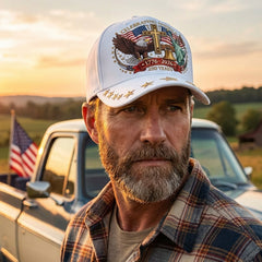 🦅Eagle & Liberty & Cross🎆United States 250th Anniversary Hat🧢