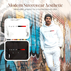 Men's Hooded Tracksuit Set