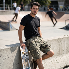 🩳 LIMITED-TIME 35% OFF! ✨ Men's Casual Relaxed Fit Cargo Shorts – Multi-Pockets, Breathable, Rugged 🌲