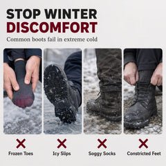 ❄️New Arrivals - Warm Slip-On Boots – Plush Lining, Non-Slip Sole