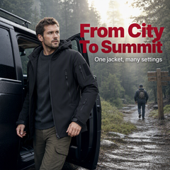 🔥 SALE 50% OFF💥 Men's Waterproof Insulated Outdoor Jacket💦 Built for Wind & Rain
