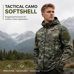 Men's Outdoor Camouflage Hooded Jacket 🚀𝘍𝘳𝘦𝘦 𝘚𝘩𝘪𝘱𝘱𝘪𝘯𝘨