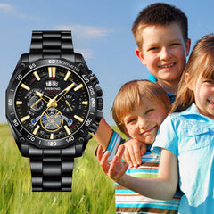 📢📢50% OFF !! ⏰Men's Stainless Steel Waterproof Luminous Watch⌚