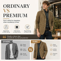 Hot Sale 50% OFF🔥Men's Notch Lapel Slim-Fit Jacket