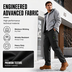 🖤Black Friday Sale:50% OFF🖤🧥 Built for Cold Days | Men’s Windproof Thermal Outdoor Pants