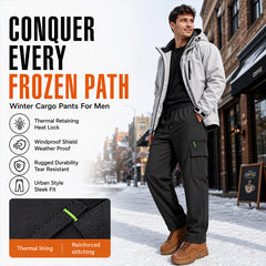 🖤Black Friday Sale:50% OFF🖤🧥 Built for Cold Days | Men’s Windproof Thermal Outdoor Pants