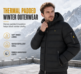 Men's Casual Winter Short Cotton-Padded Warm Insulated Coat