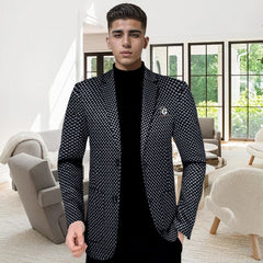 🎉Black Friday Series - Early Bird Price💖Men's Slim-fit Casual Suit Jacket【Comfortable and warm】