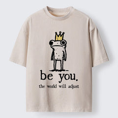 Tokyo-Tiger Crown Frog Stays True To Self Washed T-Shirt
