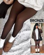 Translucent Fleece Lined Tights - view 6