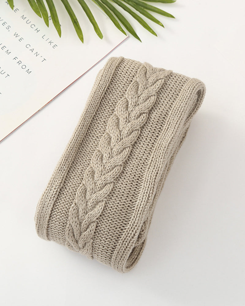 Warm Cable Knit Over-Knee Socks - view 5