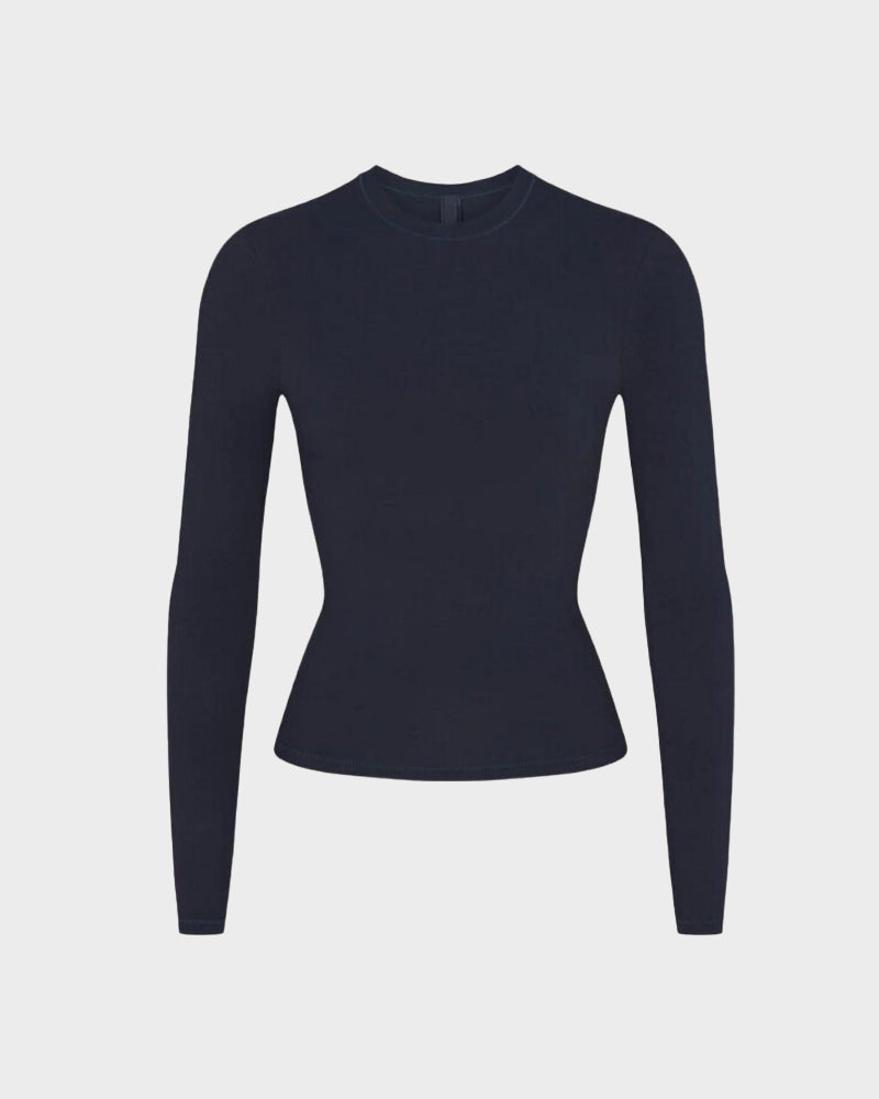 Long Sleeve Cotton Jersey Lounge Set - view 12