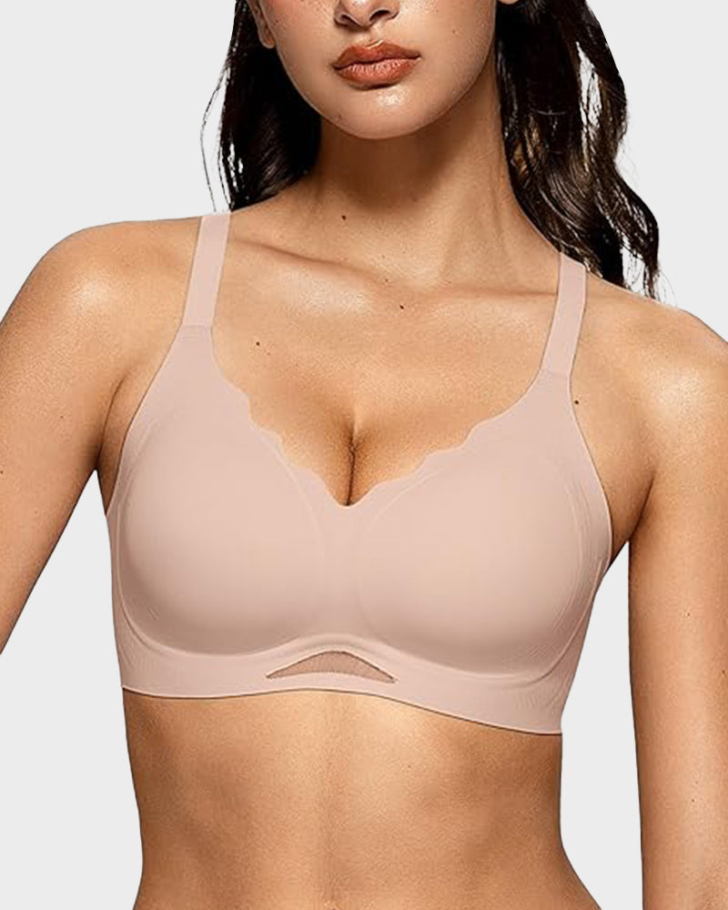 Seamless Soft Comfort Wireless Mesh Bra - view 7